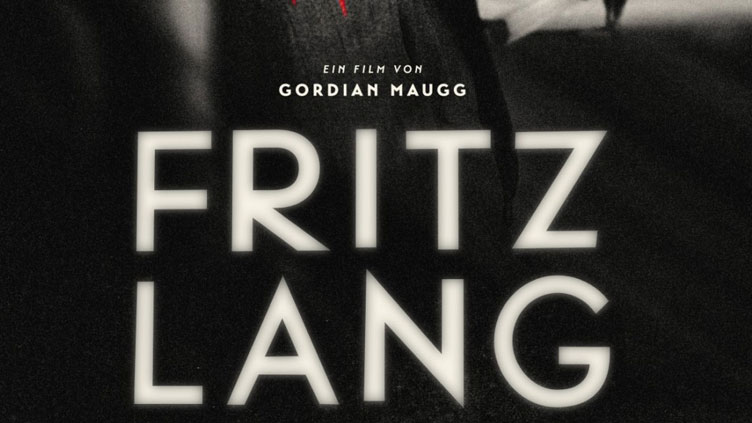 Schwarzes Coverbild mit der der weißen Inschrift "Fritz Lang"
